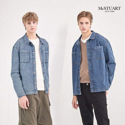 맥스튜어트 25FW 최신상 남성 에디션 데님 재킷 2종