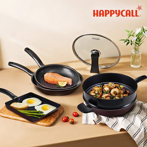 해피콜 스텔라 다이아몬드IH 프라이팬 6P세트