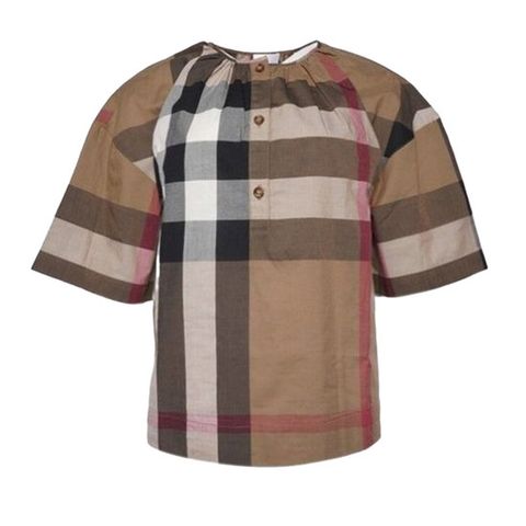 버버리 그래톤 반팔 블라우스