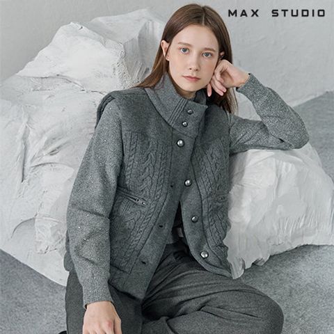 막스스튜디오 울니트 패딩 베스트 점퍼[런칭 가격 69,900원]