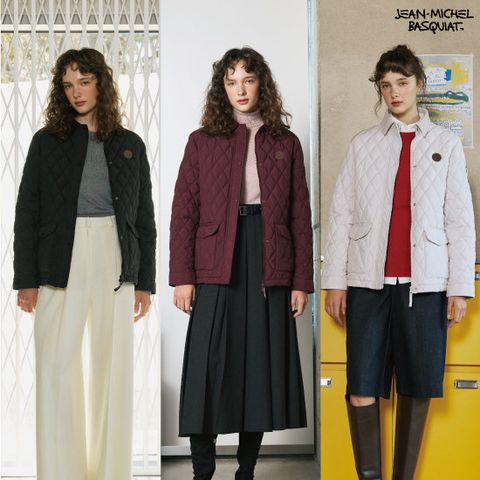 바스키아 여성 클래식 헌팅 퀼팅 경량패딩 점퍼 1종