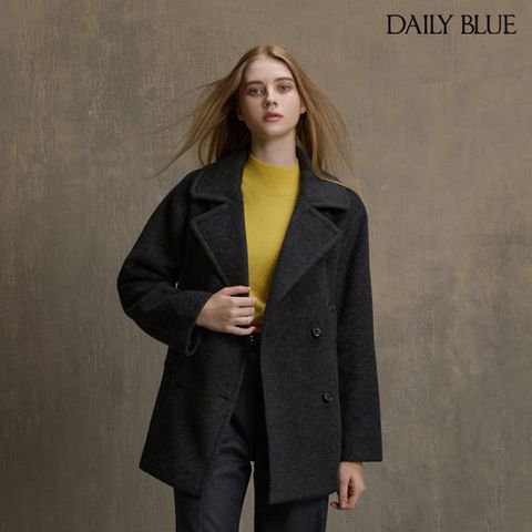 데일리블루 25FW 캐시 하프코트 1종