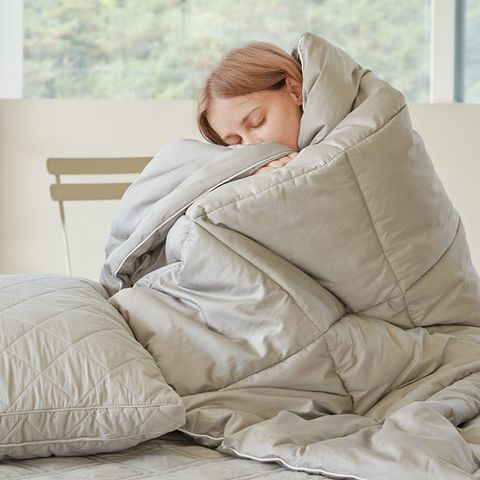 [SS+SS 세탁망] 라뽐므 순면60수 호주산 양모100%이불 슈퍼싱글2장+세탁망