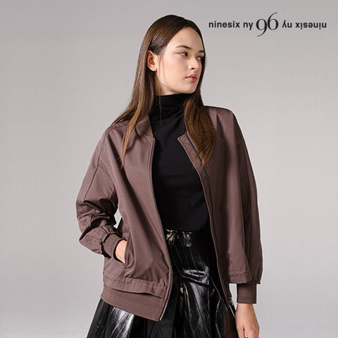 나인식스뉴욕 니트믹스 보머 점퍼 1종