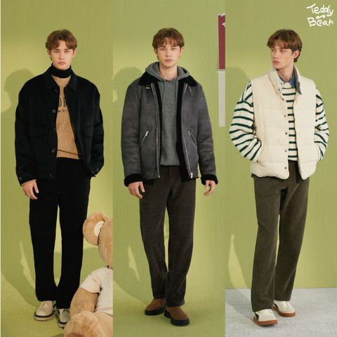 테디베어 남성 장기모 코듀로이 팬츠 3종