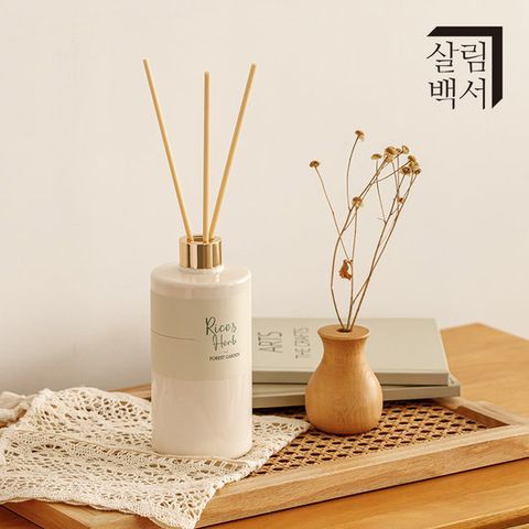 [살림백서] 대용량 디퓨저 500nl 4통 + 차량용 디퓨저 80ml 2통