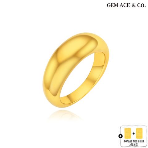 제메이스 24K순금 고마루 빅볼륨 반지+24K순금 골드바 2종