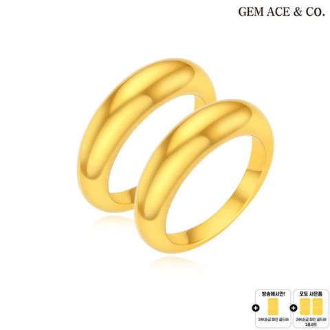 제메이스 24K순금 고마루 쌍반지 세트+24K순금 골드바