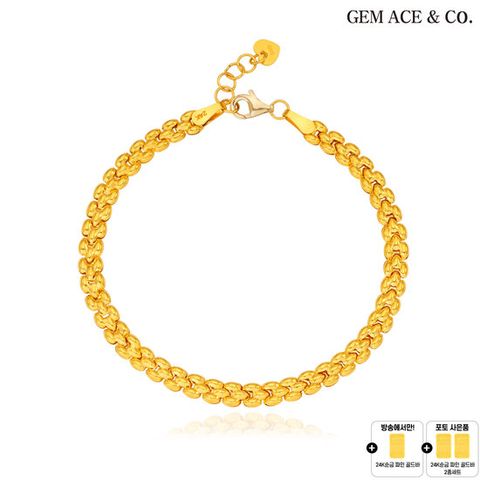 제메이스 24K순금 임페리얼 팔찌5g+24K순금 골드바