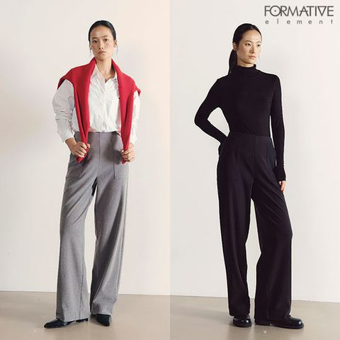 포머티브 25FW 최신상 컴포트웜 기모 와이드 팬츠 1종