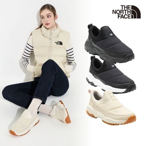 GS단독) 노스페이스 남여공용 최신상 패딩 뮬 슬립온 방한화