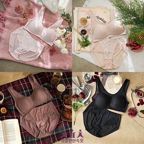 [정말편한속옷] 26SS 텐셀모달 무빙 브라팬티 4세트