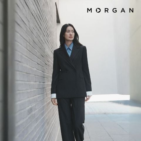 모르간 26SS 스트라이프 재킷+팬츠 [런칭 가격 129,900원]