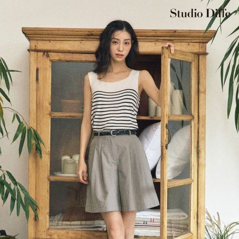 스튜디오디페 26SS 나일론 핀턱 밴딩 쇼츠 2종