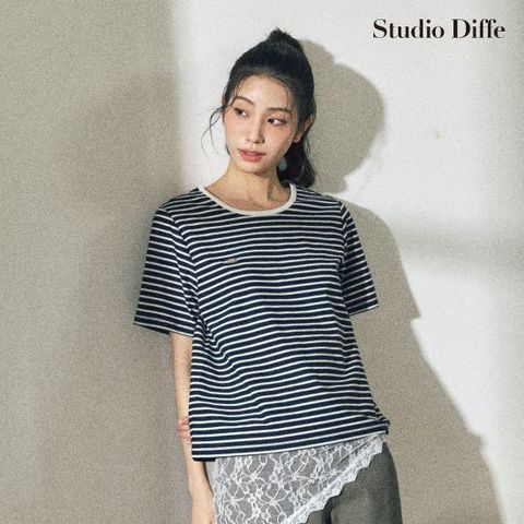 스튜디오디페 26SS 링거 스트라이프 티셔츠 3종