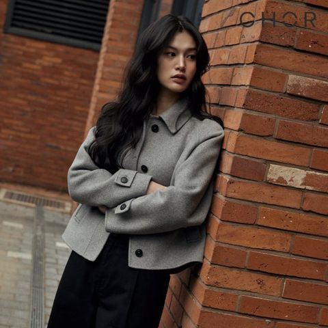 코어 어센틱 26SS 핸드메이드 숏 트렌치