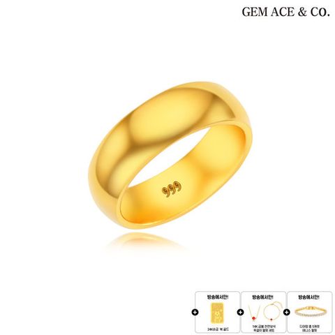 제메이스 순금 클래식 볼드 반지+순금 골드+14K금볼 목걸이+14K금볼 팔찌+테니스 팔찌