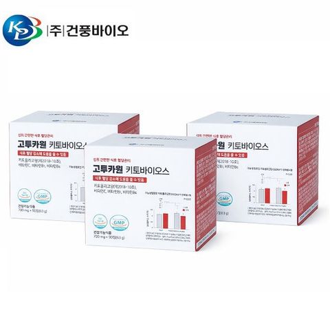 [건풍바이오] 고투카원 키토바이오스 3박스(1박스 90정 X 3박스)