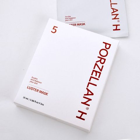포젤란H 러스터 마스크팩 1BOX (5매)