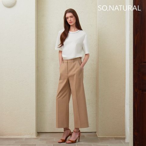 쏘내추럴 26SS 코튼 크롭 팬츠 2종