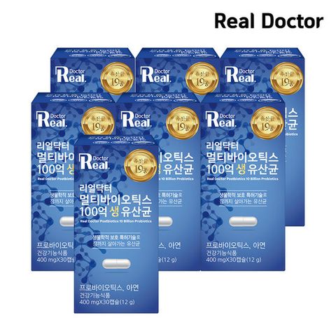 (미)리얼닥터  멀티바이오틱스  100억 생 유산균 7개