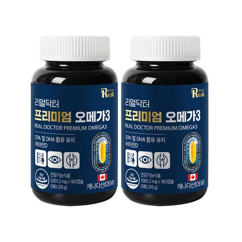 (미)리얼닥터  프리미엄 오메가3 2개