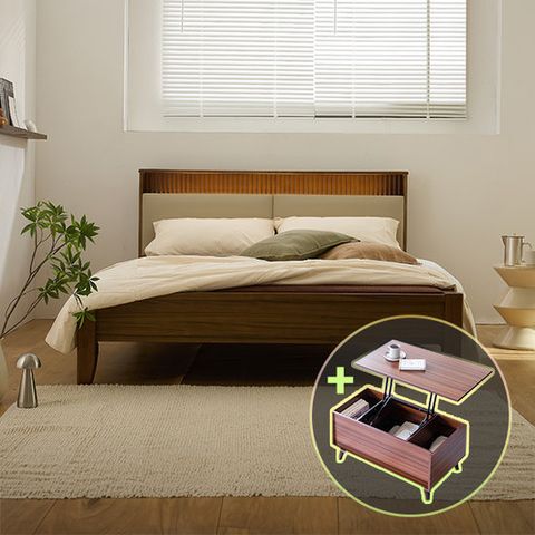 [현대의료기] 포그니처 LED 템바 황토 흙침대 Q+리프트테이블