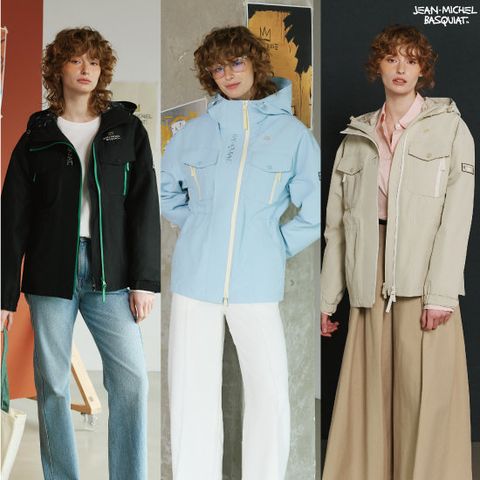 바스키아 26SS 여성 뉴 더블지퍼 바람막이 재킷 1종