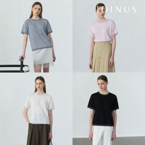 조이너스 26SS 글리터 반팔니트 2종