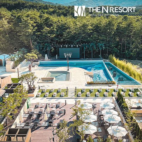 [더앤리조트] 디럭스패키지 2인 2박 / 디럭스룸+조식&수영장+온천+주중 22시 스테이 포함