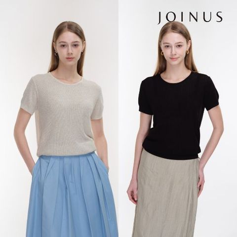 조이너스 26SS 썸머 솔리드 니트탑 2종