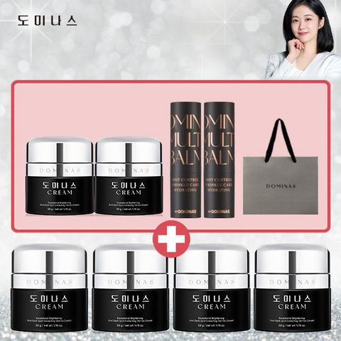 트라넥삼산 크림 [도미나스] 크림 4세대 기미미백크림 크림 6통+ 멀티밤 2개