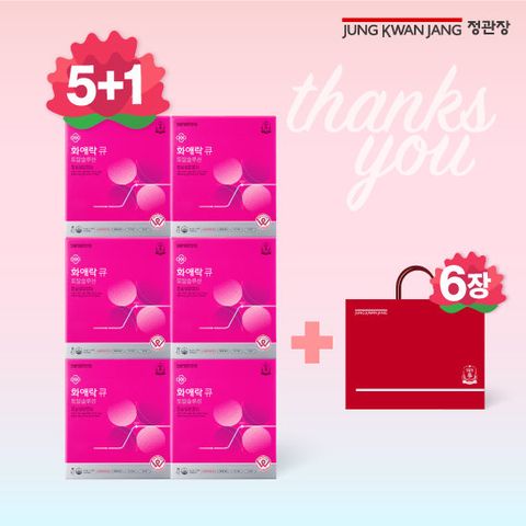 정관장 화애락 큐 토탈솔루션 갱년기 홍삼 5+1박스(12주분)