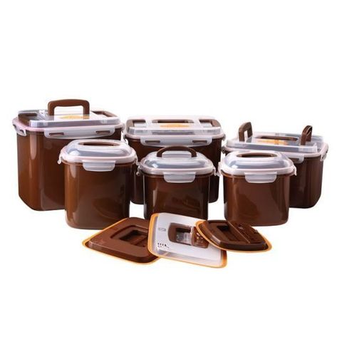 누름잠그미 저장용기 특대형 직사각 3종 다용도 정사각 3종