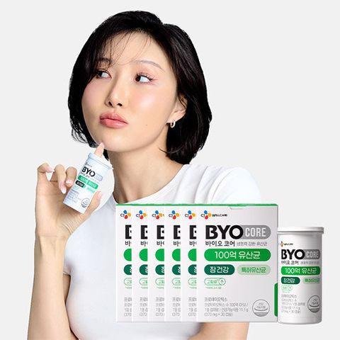 [CJ공식] 바이오코어 100억 유산균 30캡슐 6박스