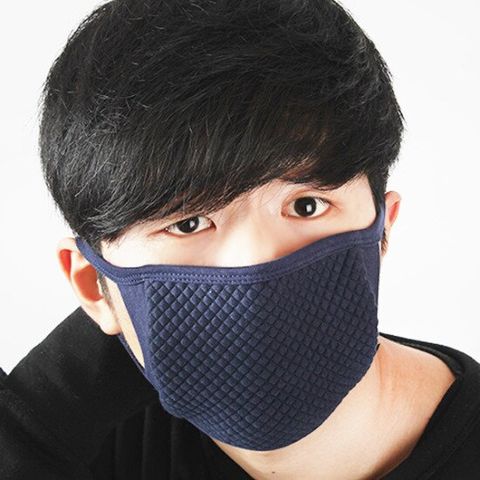 [블랙마스크] 다이아엠보 001 /패션마스크 방한 디자인마스크