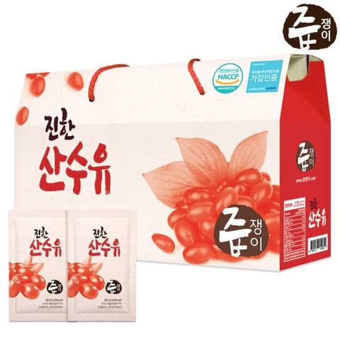 즙쟁이 산수유즙 1박스 30포