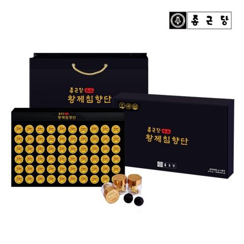 종근당 명품 황제 침향단 60환 x 1세트(쇼핑백 포함) 건강환 선물세트