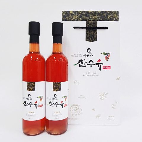 구례 산수유엑기스 세트 500ml x 2