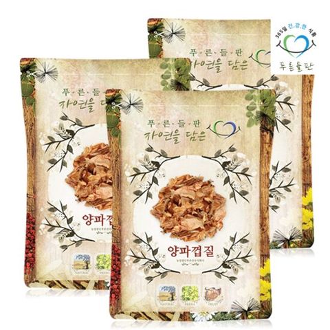푸른들판 국내산 건조 양파껍질 300gx3 양파피 양파껍질차