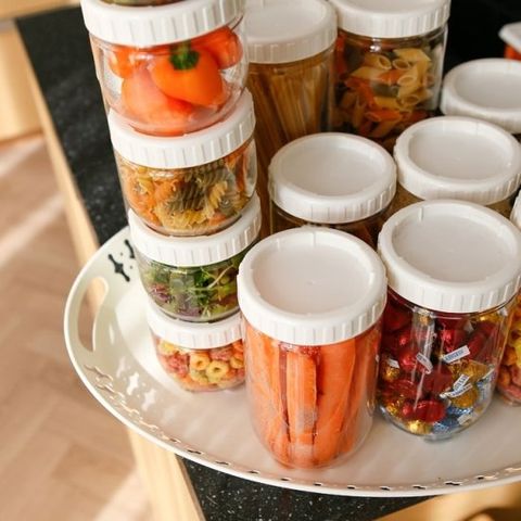 리빙숲 냉장고 보관 용기 원형set 7P