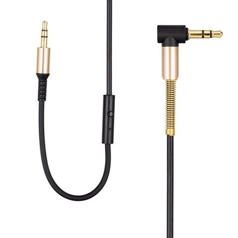 L-type 튜브형 스프링 옥스 케이블 3.5MM AUX 스테레오 카오디오