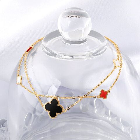 [제메이스] 14K 에나멜 두줄 팔찌