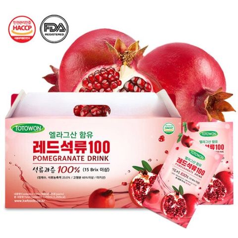[토토원] 강원식품 레드석류100 1박스(35포)