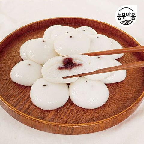 [농부마음] 팥앙금 방울 기정떡 잔기지떡 30개입 (총900g)