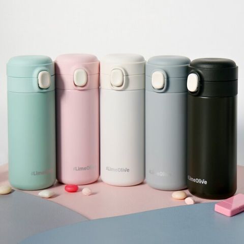 뮤티드 보온보냉병 350ml +스트랩 텀블러 물병