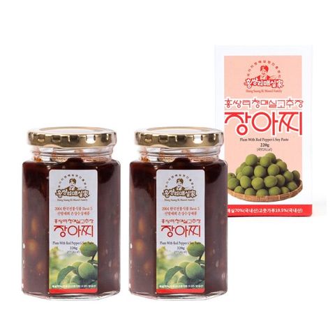 홍쌍리 청매실농원 매실 고추장장아찌 220g x 2개
