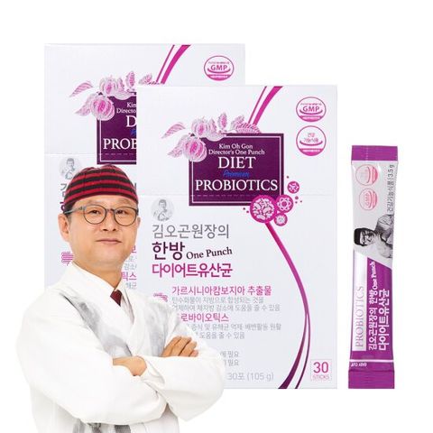 김오곤 원장의 한방(One-Punch) 다이어트유산균 60포(2개월분)