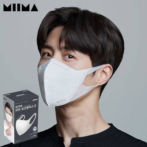 미마 보건용마스크 대형 흰색 90개입(KF94)