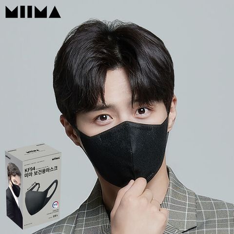 미마 보건용마스크 대형 검정 120개입(KF94)
